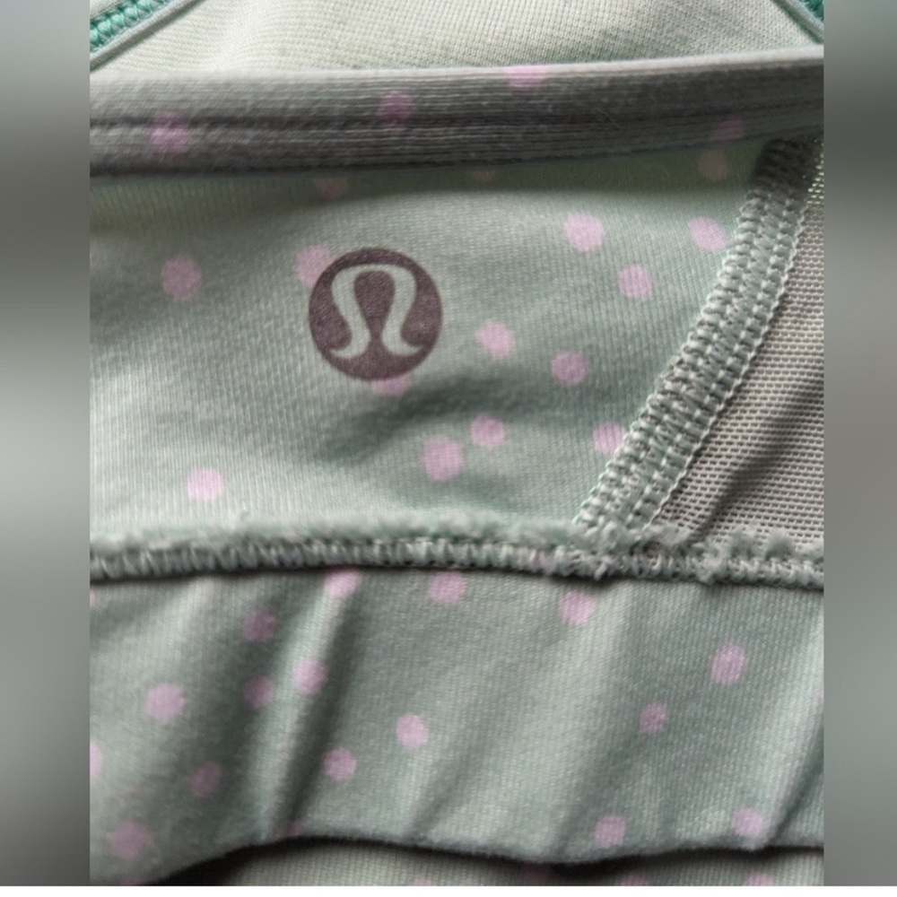 Lululemon Flow Y Bra IV *Full-On Luxtreme in Petit Dot Fresh Teal| Size: 2 ๐๐โโ - Picture 3 of 12
